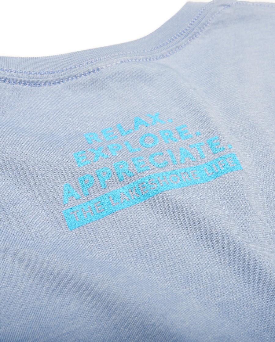 Logo Tee- Sky Blue
