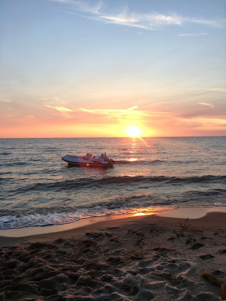 Sunsets Over Lake Michigan